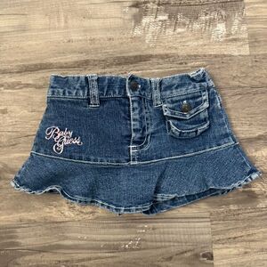 Vintage Baby Guess Denim Mini Skort // 6-9 months